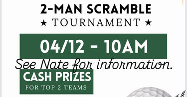 April 12th 2025 – Two-man scramble at NextGen Golf