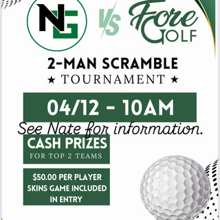 April 12th 2025 – Two-man scramble at NextGen Golf