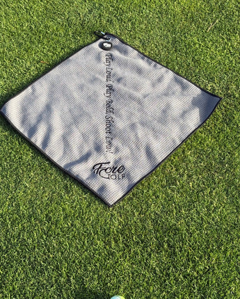Play loud, Play Bold, Shoot Low Magnetic Waffle towel